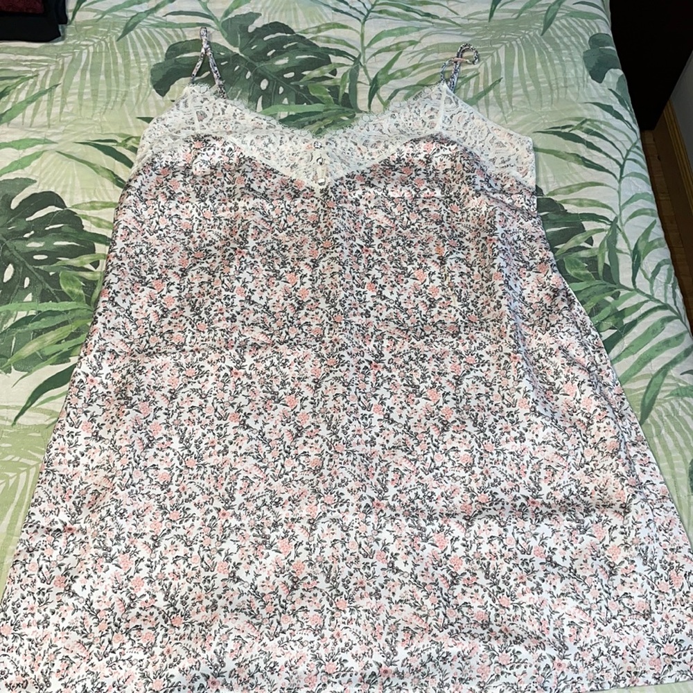 Abercrombie & Fitch Silk Lace Cami Dress